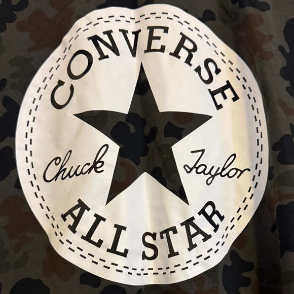Converse Men's All Star Camo Tee -‎ Black and Brown - size XS - Picture 2 of 6